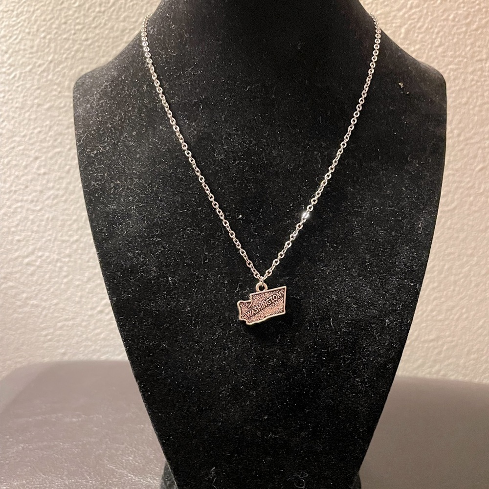 Handmade Washington State Necklace